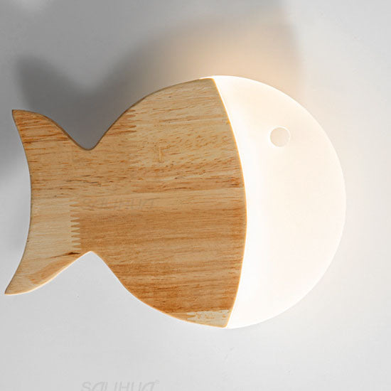 FinGleam | Minimalistische vissen wandlamp