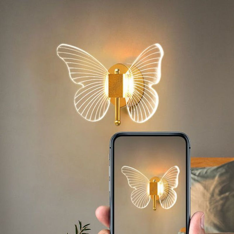 GlowWing | Betoverende vlinder wandlamp