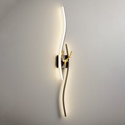 TwilightBranch | Gebogen LED wandlamp