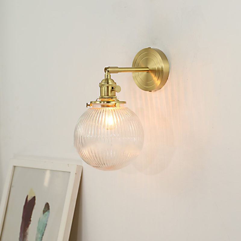 GoldenPrism | Kristal gefacetteerde wandlamp