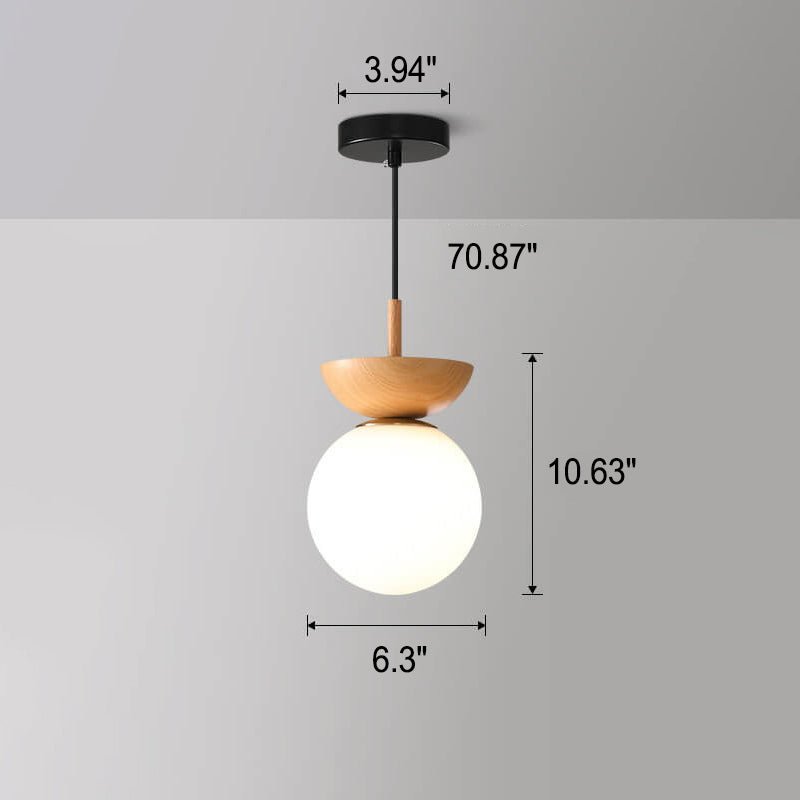 Hikari Plafondlamp – Minimalistische LED Lamp met Houten Frame
