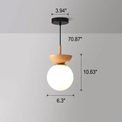Hikari Plafondlamp – Minimalistische LED Lamp met Houten Frame