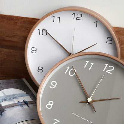 Auralis | Wanddecoratie Houten Klok voor Thuis