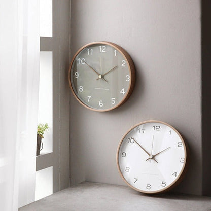 Stijlvolle Houten Wandklok | Scandinavische Stijl