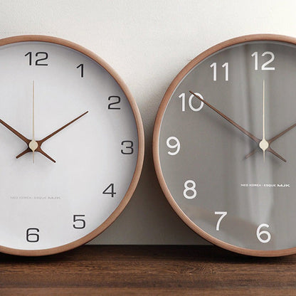 Auralis | Wanddecoratie Houten Klok voor Thuis