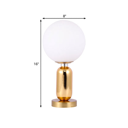 Elegante glazen bollamp | Tafelverlichting in een modern ontwerp