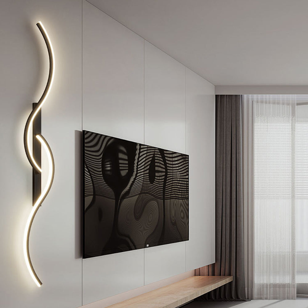 TwilightCurve | S-vormige wandlamp
