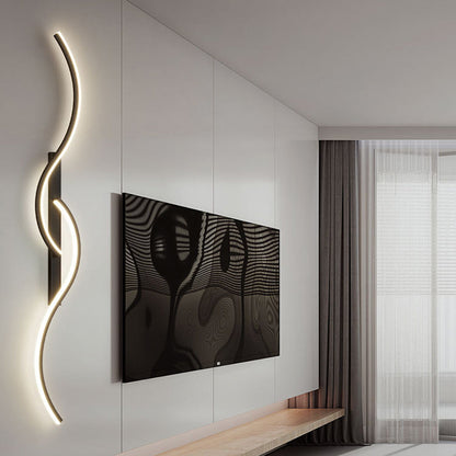 TwilightCurve | S-vormige wandlamp