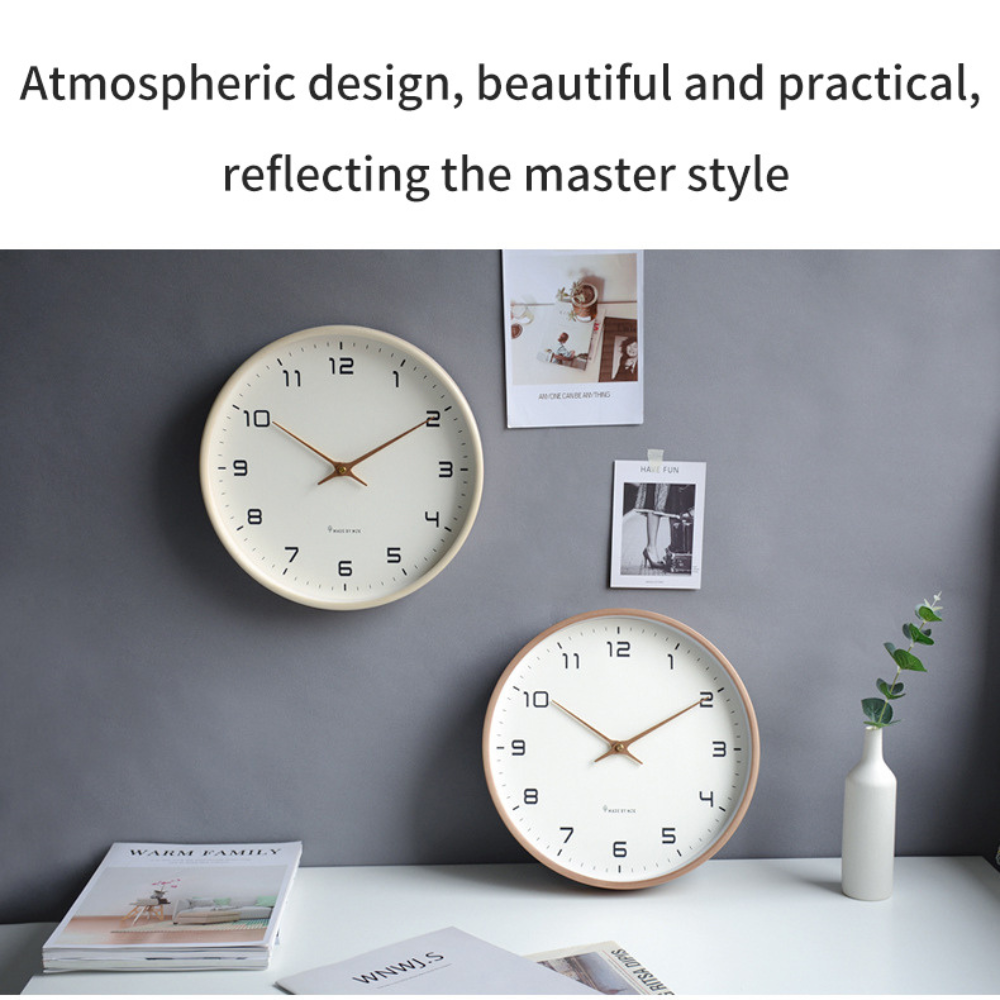 Niet tikkende Stille Wandklok Modern Decor voor Thuis & Kantoor