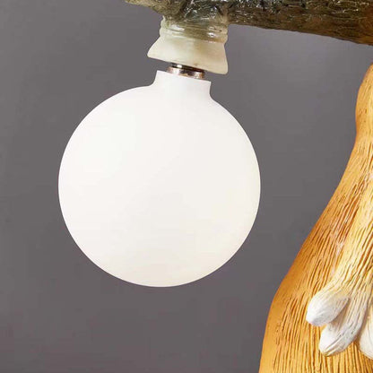 GlimmerBranch | Op de natuur geïnspireerde eiken design tafellamp