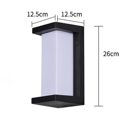 Wandlamp zwart-wit