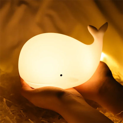 Color-Changing Whale Night Light