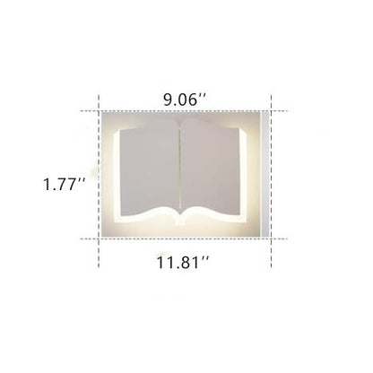 BookBeam | Open boek LED wandlamp