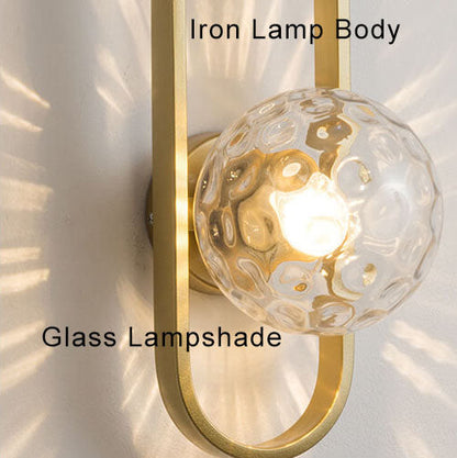 GlobeAura | Elegante glazen bol wandlamp