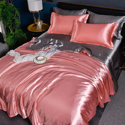 SilkSerenity | Luxe Effen Dekbedovertrek