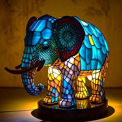 NaturLicht | Handgemaakte tafellamp met dierenmotieven - Kunstzinnige accenten voor je huis