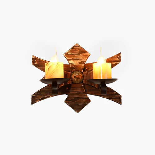 LodgeGlow | Dubbele Lantaarn Rustieke Wandlamp