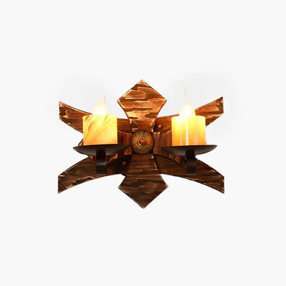 LodgeGlow | Dubbele Lantaarn Rustieke Wandlamp