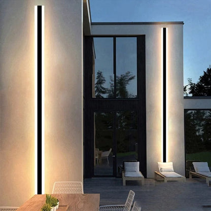 Gestreepte wandlamp