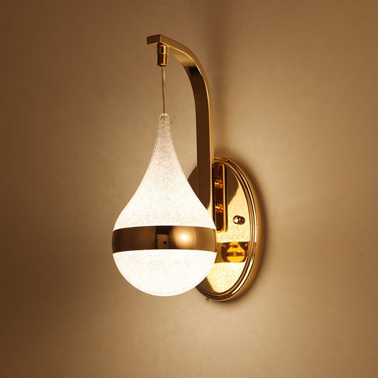 GlimmerDrop | Elegante druppel wandlamp