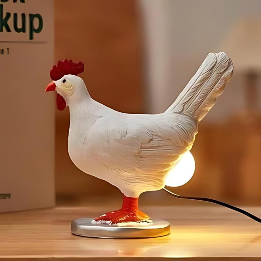 KükenLicht | Grappige tafellamp in kippendesign voor een vrolijke sfeer