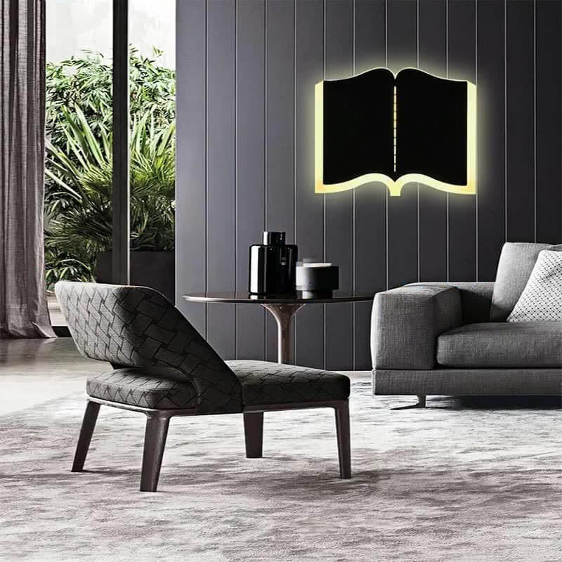 BookBeam | Open boek LED wandlamp