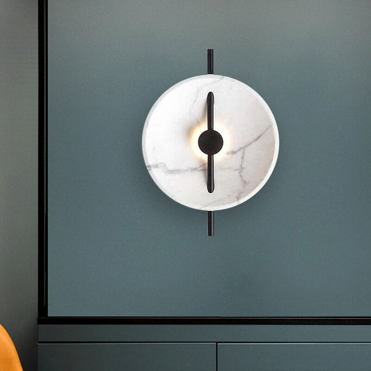 MarbleGlow | Elegante ronde wandlamp