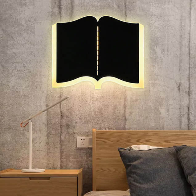 BookBeam | Open boek LED wandlamp