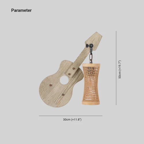 StrumLight | Op gitaar geïnspireerde wandlamp