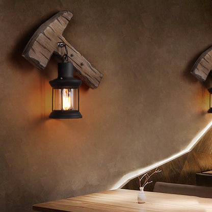 LumberjackGlow | Wandlamp met bijlontwerp
