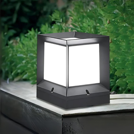 GlimmerCube | Stijlvolle LED vloerlamp voor buiten voor een elegant tuinontwerp