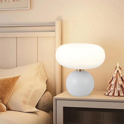 Magic Mushroom Tafellamp | Paddenstoel Nachtlamp met Warm Wit Licht & USB, Ontspannende Sfeerverlichting voor Slaapkamer & Woonkamer