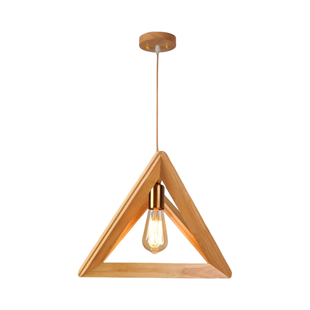 NovaFrame | Scandinavische Hanglamp met Houten Frame