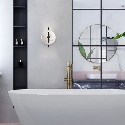 MarbleGlow | Elegante ronde wandlamp