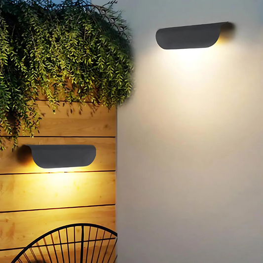 SchlankesLicht | Waterdichte LED wandlamp voor terras en tuin
