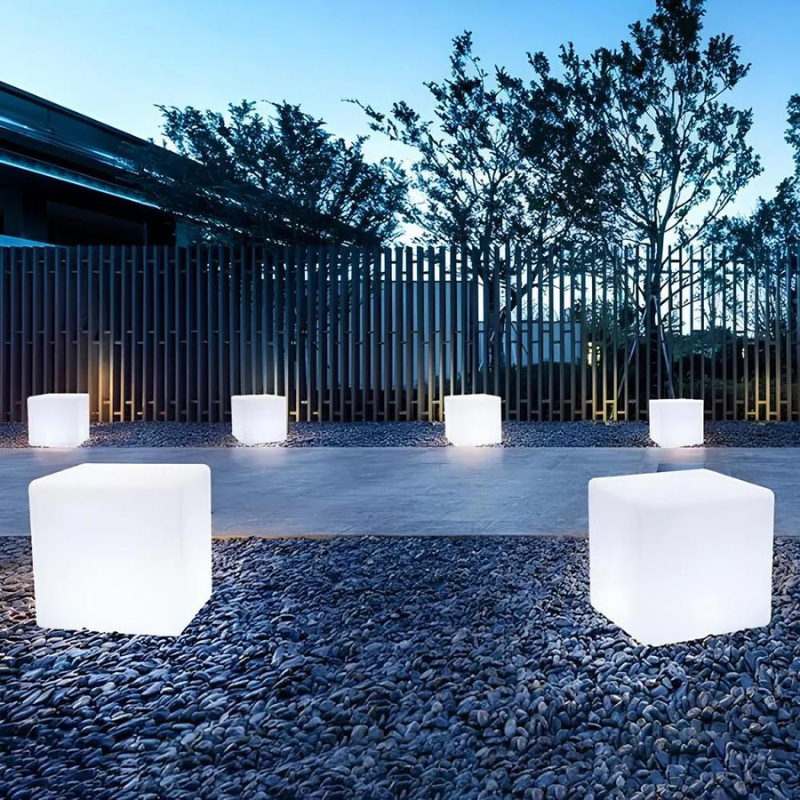 WürfelLicht | Stijlvolle LED-tuinlamp met praktische afstandsbediening