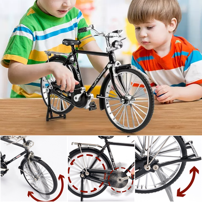 VintageCycle | Elegant retro fietsmodel Ornament