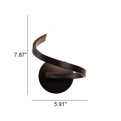AuroraLoop Minimalistische LED wandlamp