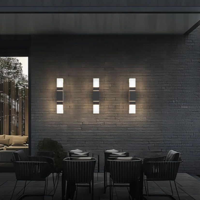 LUNERA Buiten Wandlamp | Warm Wit Licht | Weerbestendig Aluminium Design