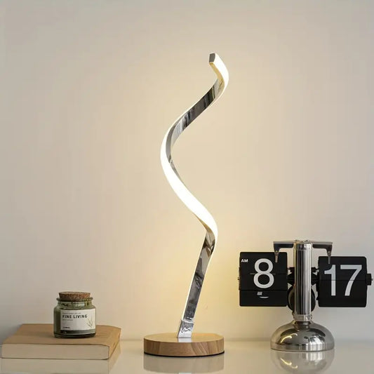 DimGlow | Luksuriøs & Moderne Træbord Lamp