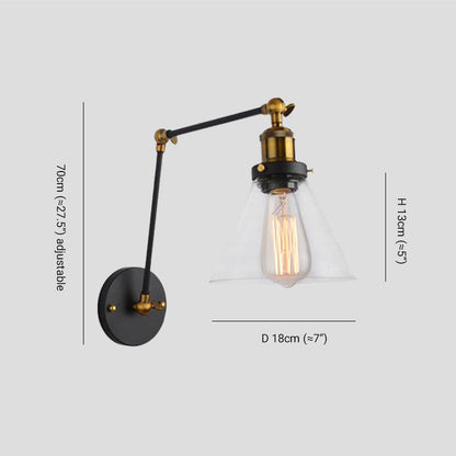 ArtisanGlow | Verstelbare glazen wandlamp