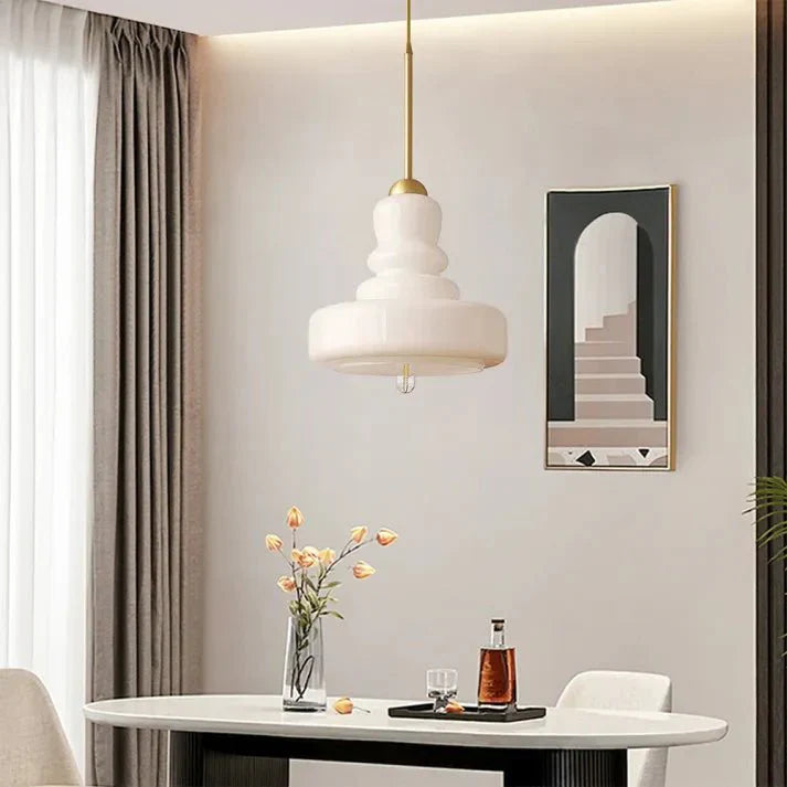 FormaLume | Elegant Gevormde Bauhaus Glazen Plafondlamp