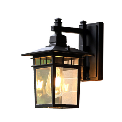 VARENO Wandlamp Buiten – Zwart Design met Verstelbare Kap – Aluminium & Glas – E27 Fitting