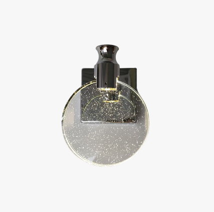 GlintSphere | Ronde kristallen wandlamp