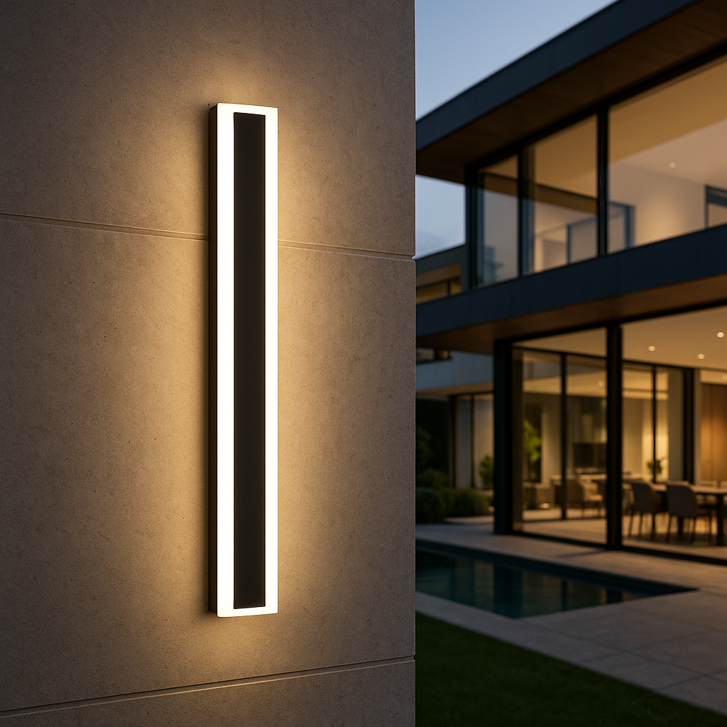 LYNQ Buitenlamp | Moderne LED Wandlamp – Waterdichte Tuin-, Balkon- & Terrasverlichting