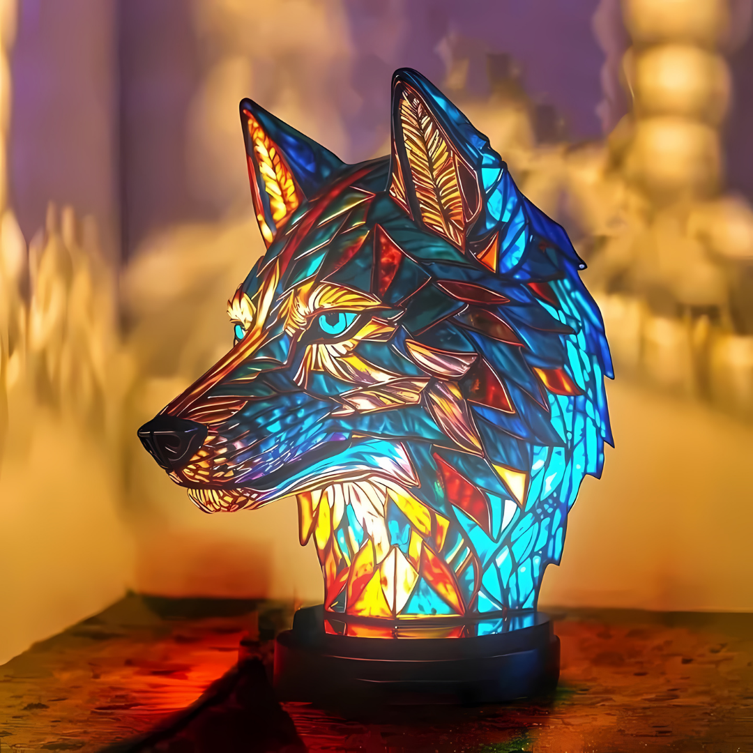 NaturLicht | Handgemaakte tafellamp met dierenmotieven - Kunstzinnige accenten voor je huis
