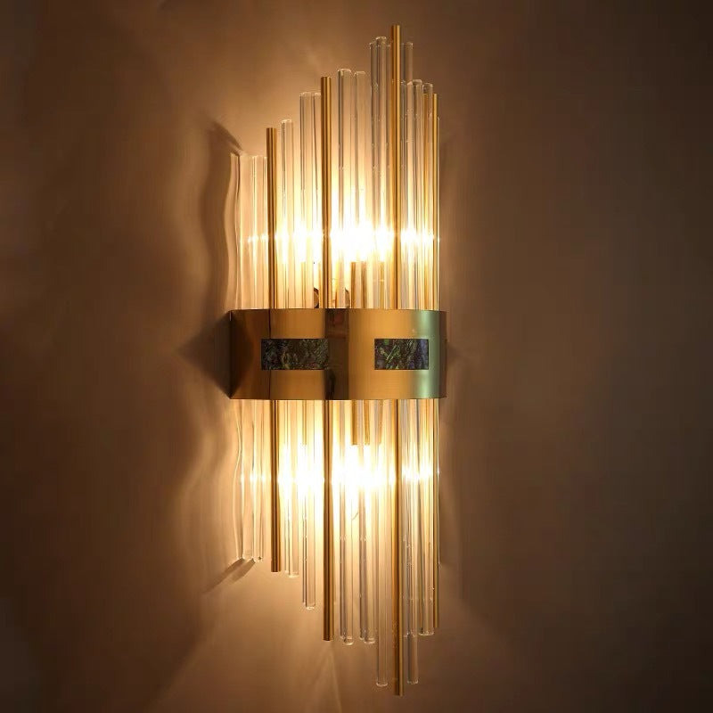 GleamTower | Luxe gouden wandlamp