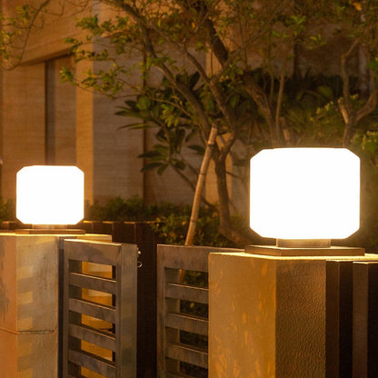 CubeLicht | Stijlvolle acryl-buitenlamp op zonne-energie voor in de tuin
