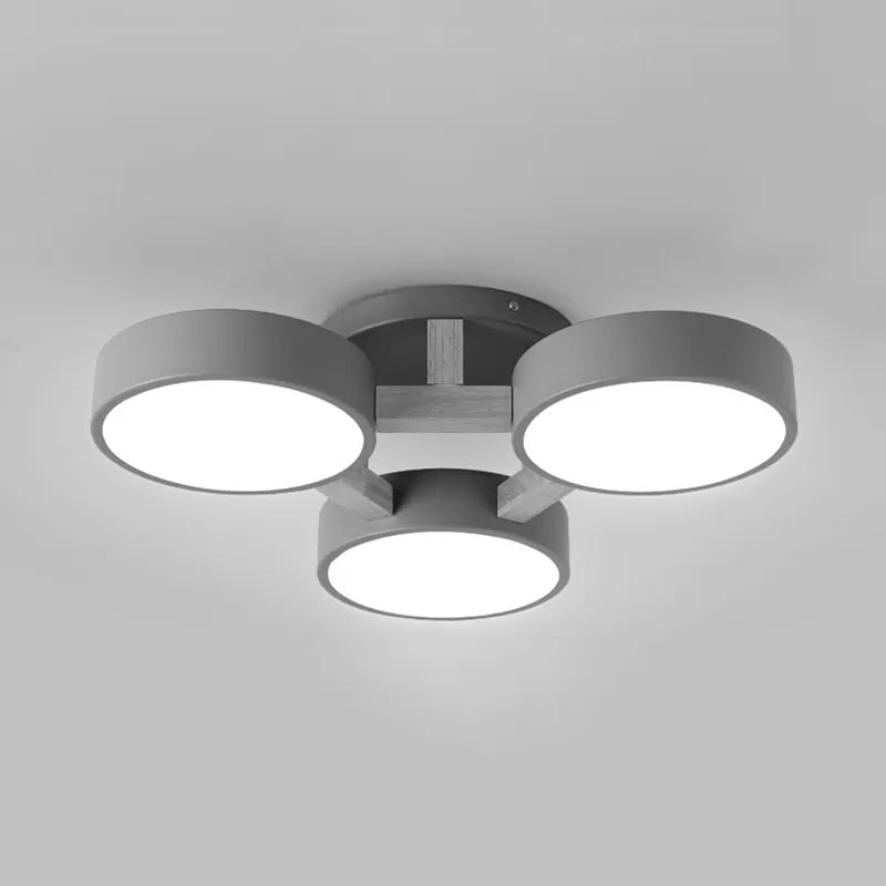 Macaright | Metalen Trommel Plafondlamp met 3 Lichten