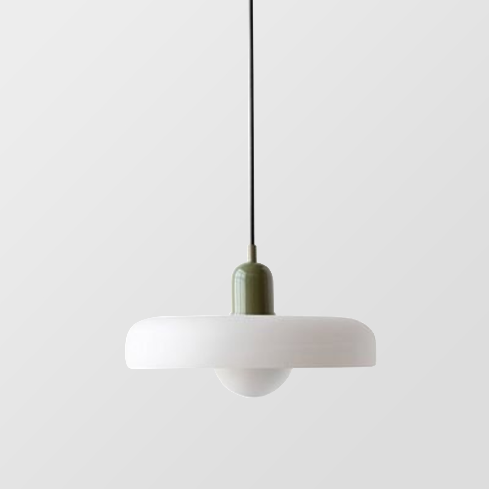 StiloGlas | Kleurrijke Hanglamp in Bauhaus-stijl – Glas-in-lood Design & Modern Vakmanschap